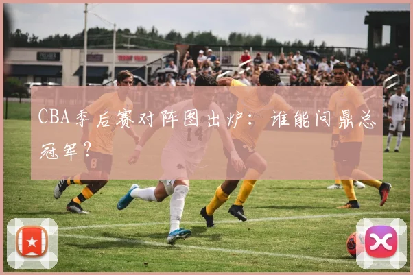 CBA季后赛对阵图出炉：谁能问鼎总冠军？